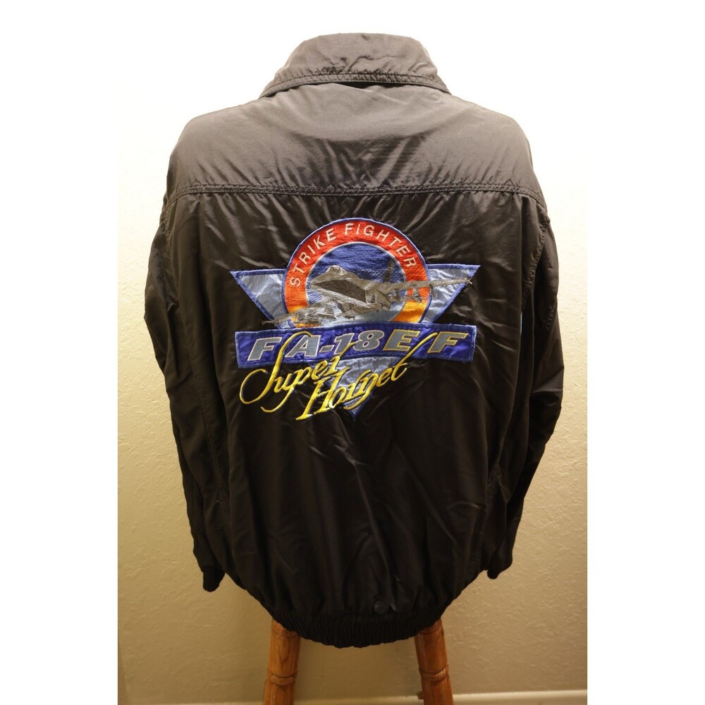 Crown of California Jacket L F A-18 Super Hornet Strike Fighter Flight Bomber